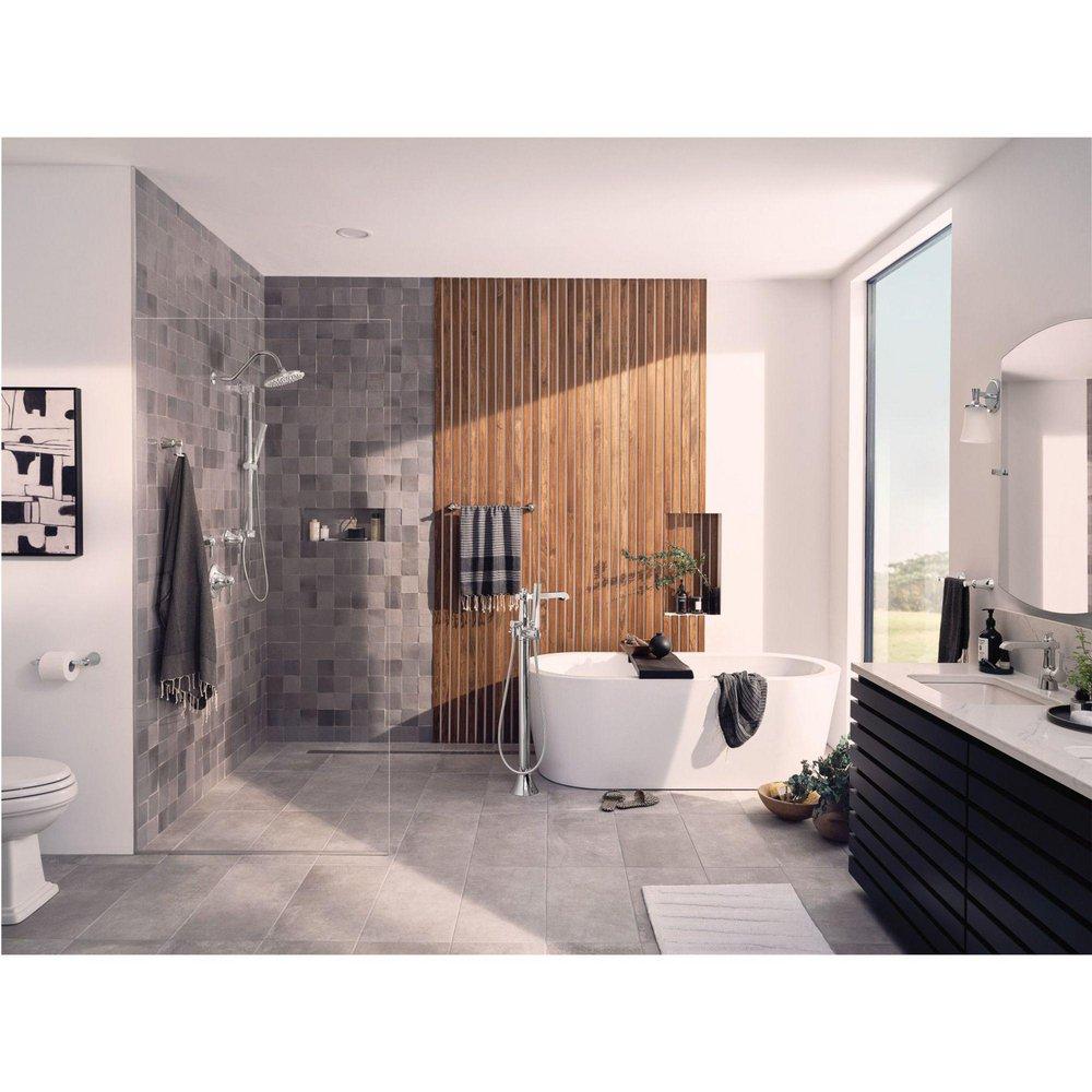 MOEN Moen YB0301CH Flara Left-Hand Trip Lever in Chrome