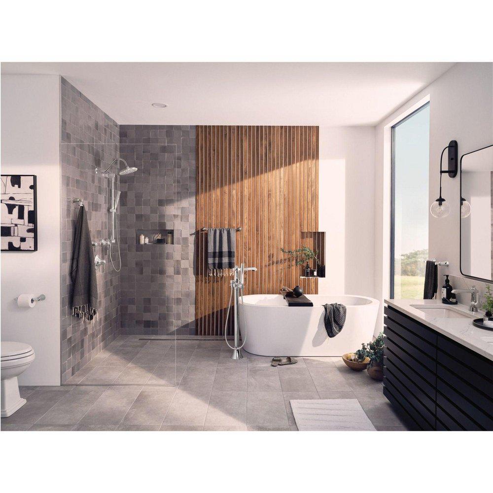 MOEN Moen YB0301CH Flara Left-Hand Trip Lever in Chrome