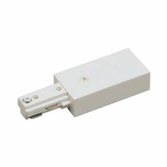 NORA LIGHTING Nora Lighting NT-316W Live E Feed 1 Circuit Track Power Feed in White