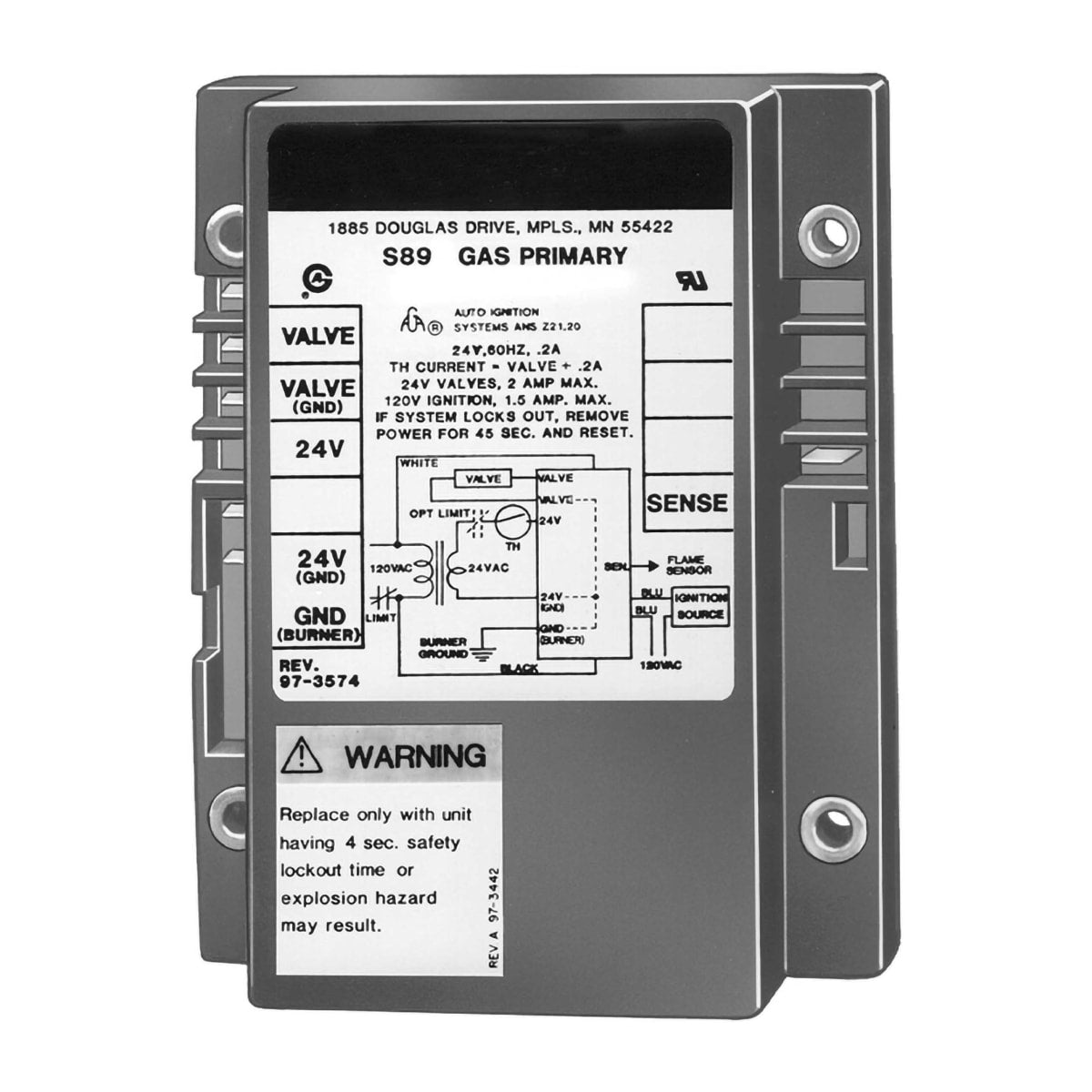 RESIDEO BRAUKMANN S89F1098/U IGNITION CONTROL BOARDS
