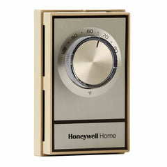 RESIDEO Resideo T498A1810/U Brush Gold Electric Heat Thermostat for Electric Baseboard Heat