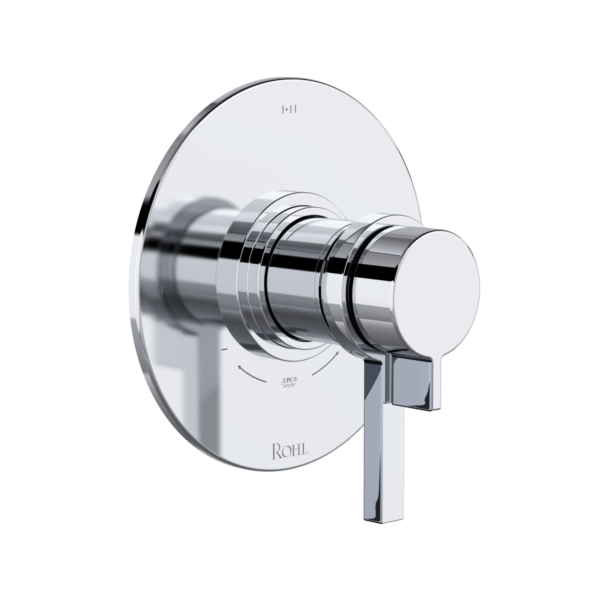 ROHL Rohl TLB23W1LMAPC Lombardia Single Handle Thermostatic or Pressure Balancing Valve Trim in Polished Chrome