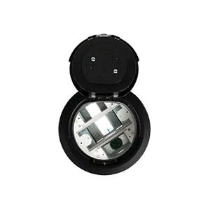 WIREMOLD Wiremold 6ATC2BK 6 Unwired Surface Style Assembly Black