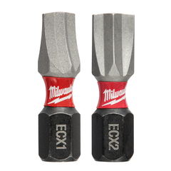 MILWAUKEE Milwaukee Elec Tool 48-32-4440 Ecx Power Bit Set 2 Pack