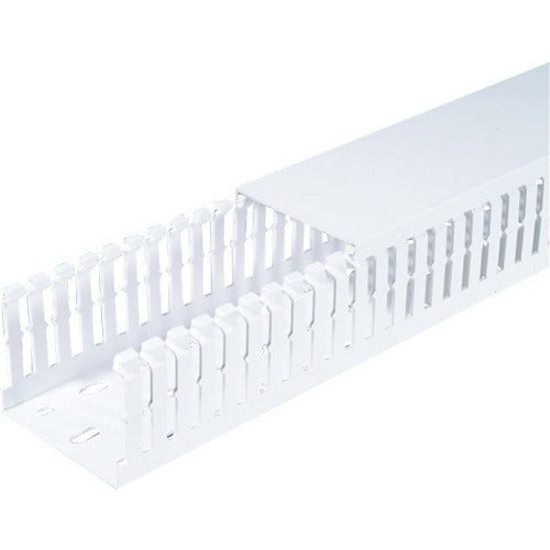 PANDUIT Panduit MC50X75WH2 Slotted Metric Wiring Duct Pvc