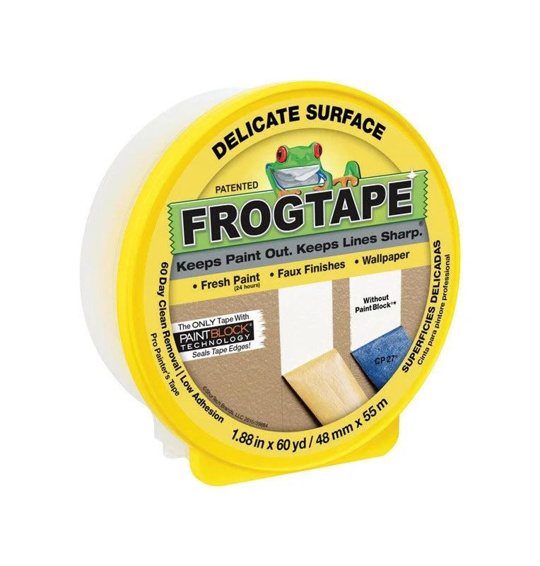 SHURTAPE Shurtape 243165 FrogTape Delicate Surface Painter's Tape (1.88 in x 60 yd / 1 pk)