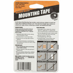 GORILLA Gorilla GOR6055002 Heavy Duty Mounting Tape (1 in x 60 in / 1 Each)