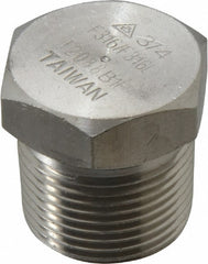 MERIT BRASS Merit Brass 3617HD-12 3/4 in Hex Plug 316 Ss Mnpt 3000 Psi