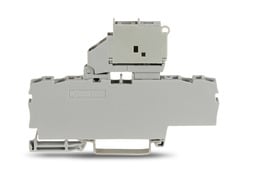 WAGO WAGO 2002-1811 4-COND FUSE DISCONNECT TERMIN BLOCK W/ PIVOTING FUSE HOLDER FOR 5X20 MM, 120V