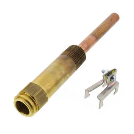 RESIDEO Honeywell 121371L Immersion Well Copper 1/2 Npt 3 Inch Depth