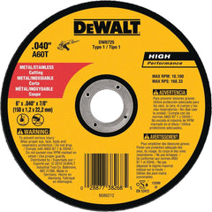 DEWALT DW8725 GRINDING & CUT OFF WHEELS