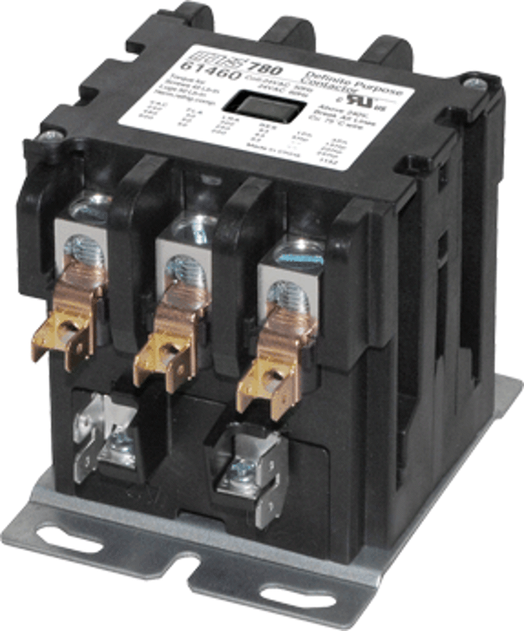 MARS MARS 61461 Contactor 120V 50 Amp 3-Pole Definite Purpose MARS 780