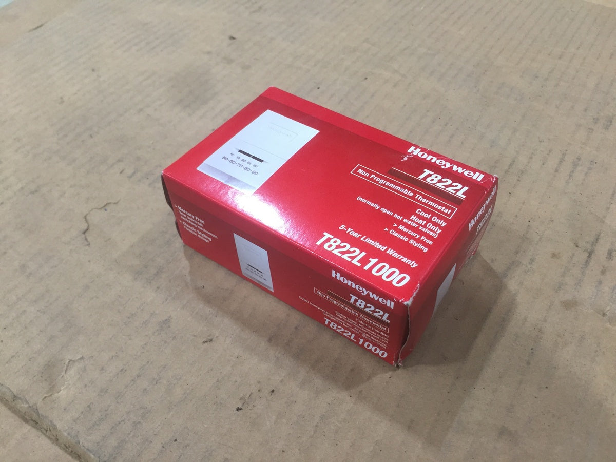RESIDEO Honeywell T822L1000 Mercury Free Cool Only Thermostat for Single Stage Low Voltage Cooling Systems