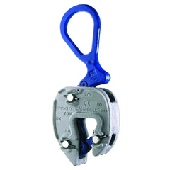 Campbell 6423000 Vertical and Horizontal to Vertical GX Plate Lifting Clamp 1/2 Ton Working Load Limit 1/16 - 5/8 Grip Silver