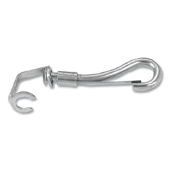 Campbell T7607306 Snap Hook Swiveling Open Eye Spring 1/4 inch Opening Zinc Plated Iron 2-7/8 inch Length 30 lb