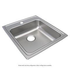 ELKAY Elkay LRAD202255MR2 Lustertone Classic Stainless Steel 19-1/2 x 22 x 5-1/2 Single Bowl Drop-in ADA Sink