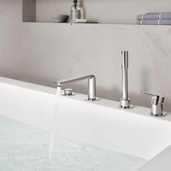 GROHE GROHE 19577001 Lineare Two Handle Roman Tub Faucet with Handshower 1.75 GPM