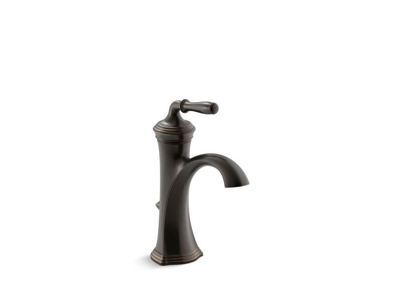KOHLER Kohler 193-4-2BZ Devonshire Single Handle Centerset Bathroom Sink Faucet in Oil Rubbed Bronze