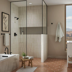 KOHLER Kohler T28131-4-BL Venza Two Handle Roman Tub Faucet In Matte Black (Trim Only)