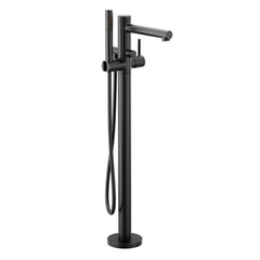 MOEN Moen 395BL Align Single Handle Lever Floor Mount Filler in Matte Black