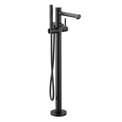 MOEN Moen 395BL Align Single Handle Lever Floor Mount Filler in Matte Black