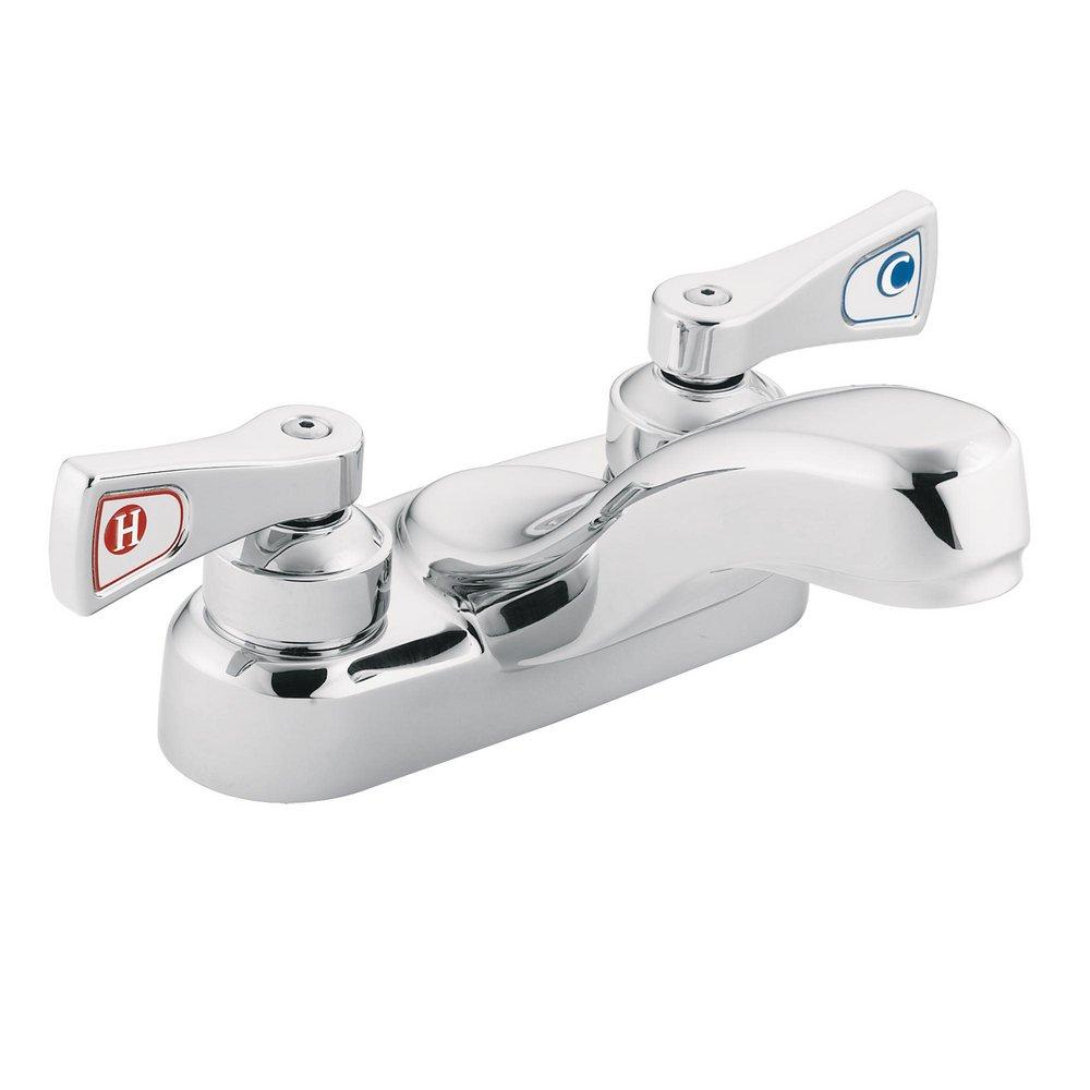 MOEN Moen 8210F12 M-DURA Two Handle Centerset Bathroom Sink Faucet in Polished Chrome