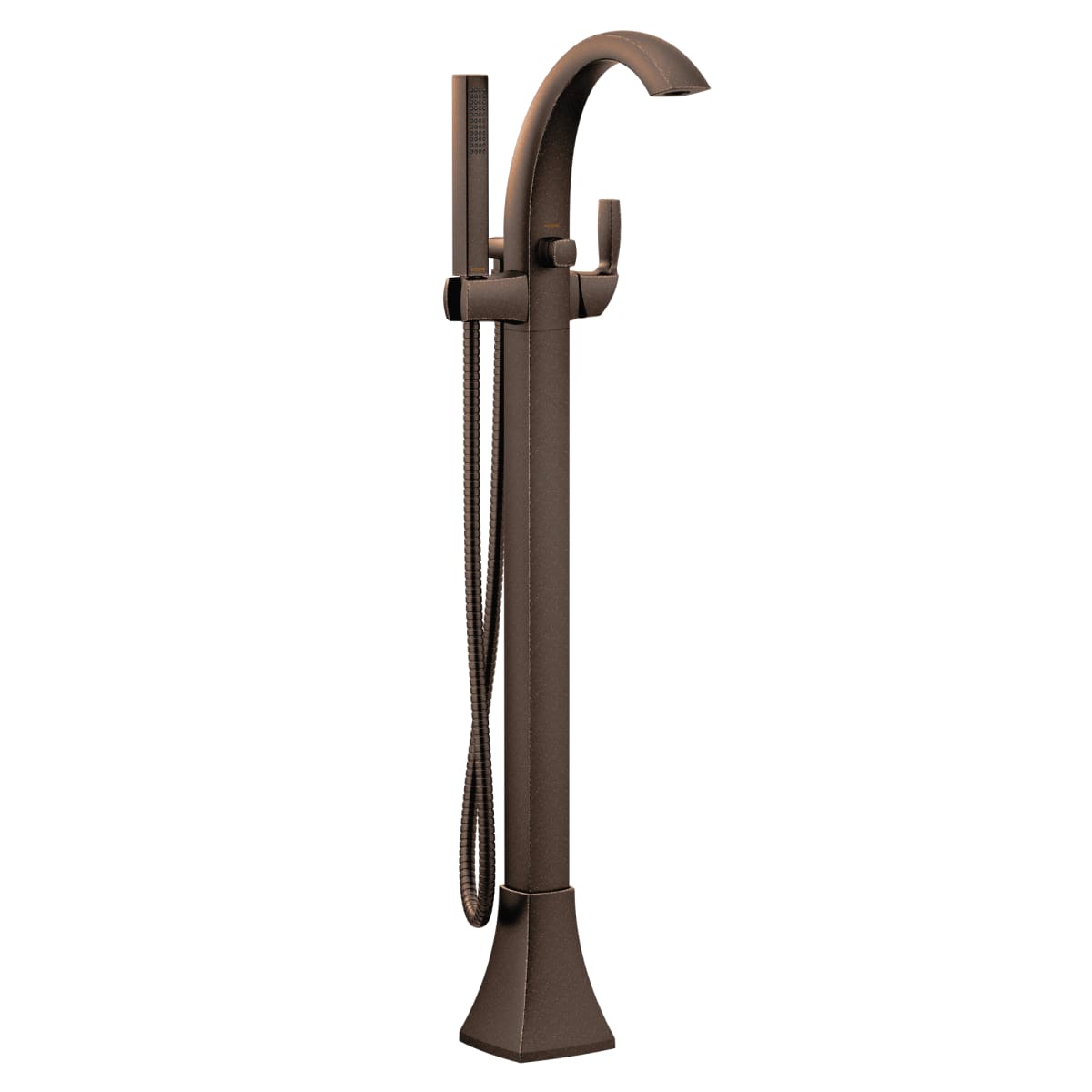 MOEN Moen 695ORB Voss Single Lever Handle Floor Mount Filler in Oil Rubbed Bronze Trim Only