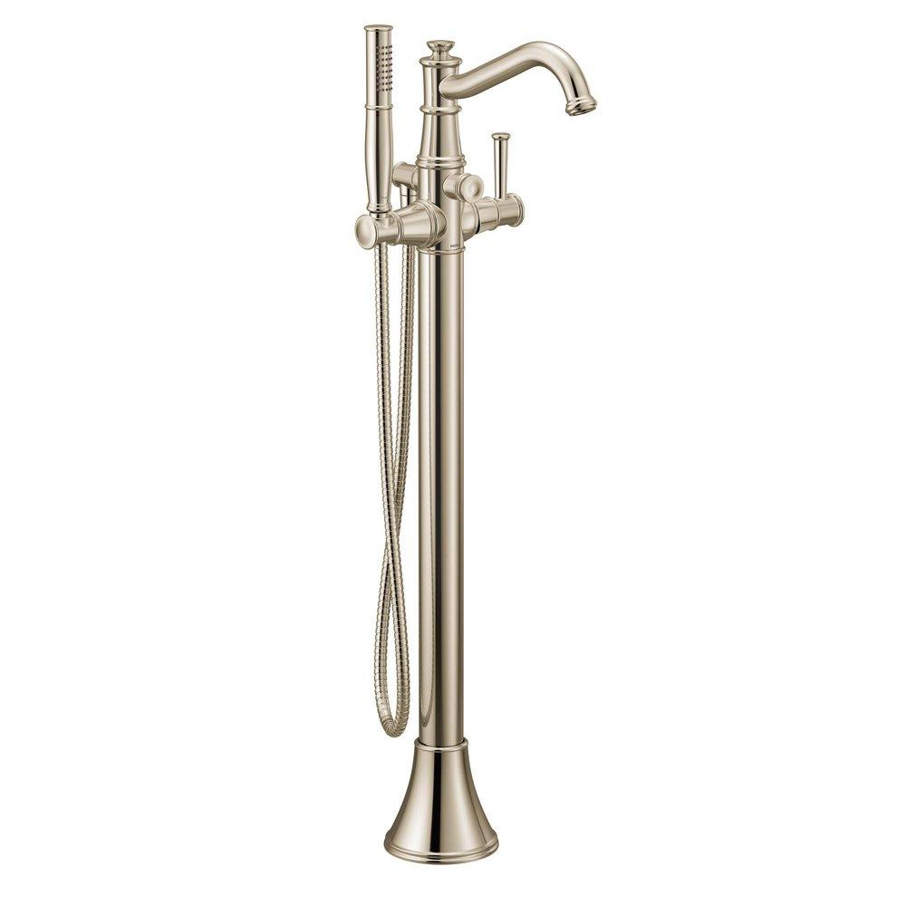 MOEN Moen 9025NL Belfield Single Handle Lever Floor Mount Filler in Polished Nickel