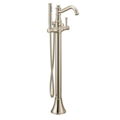 MOEN Moen 9025NL Belfield Single Handle Lever Floor Mount Filler in Polished Nickel