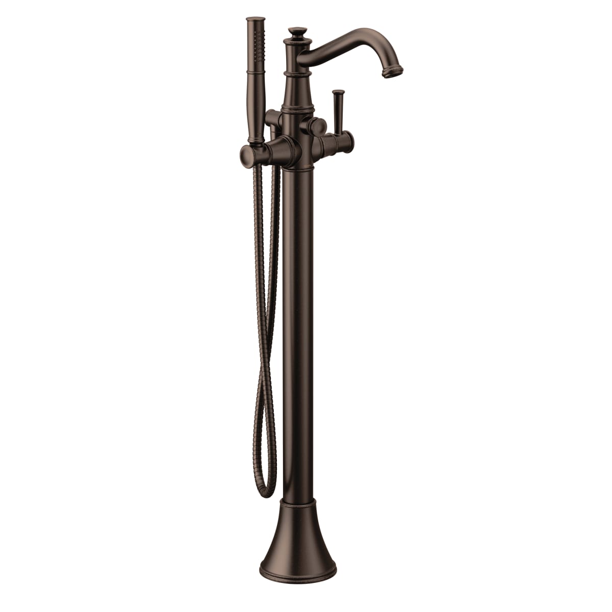 MOEN Moen 9025ORB Belfield Single Handle Lever Floor Mount Filler In Oil Rubbed Bronze