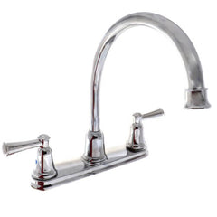 MOEN Moen CA41611 Cleveland Faucet Capstone Two-Handle High Arc Kitchen Faucet w/o Side Spray Chrome