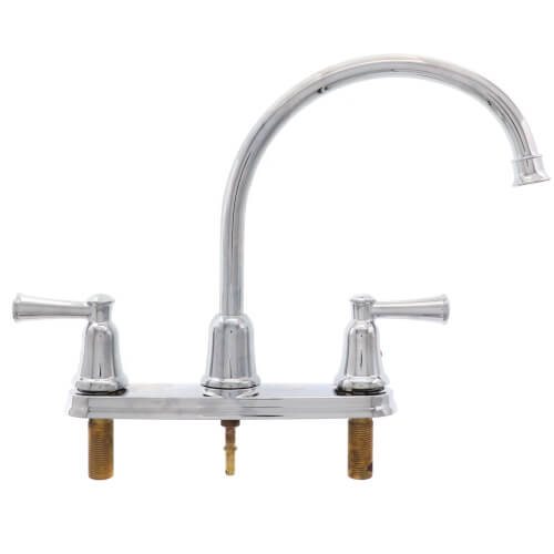 MOEN Moen CA41611 Cleveland Faucet Capstone Two-Handle High Arc Kitchen Faucet w/o Side Spray Chrome
