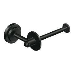 MOEN Moen DN0709BL Iso Single Post Toilet Paper Holder Matte Black