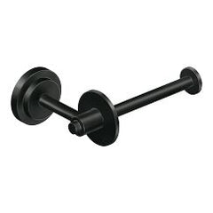 MOEN Moen DN0709BL Iso Single Post Toilet Paper Holder Matte Black