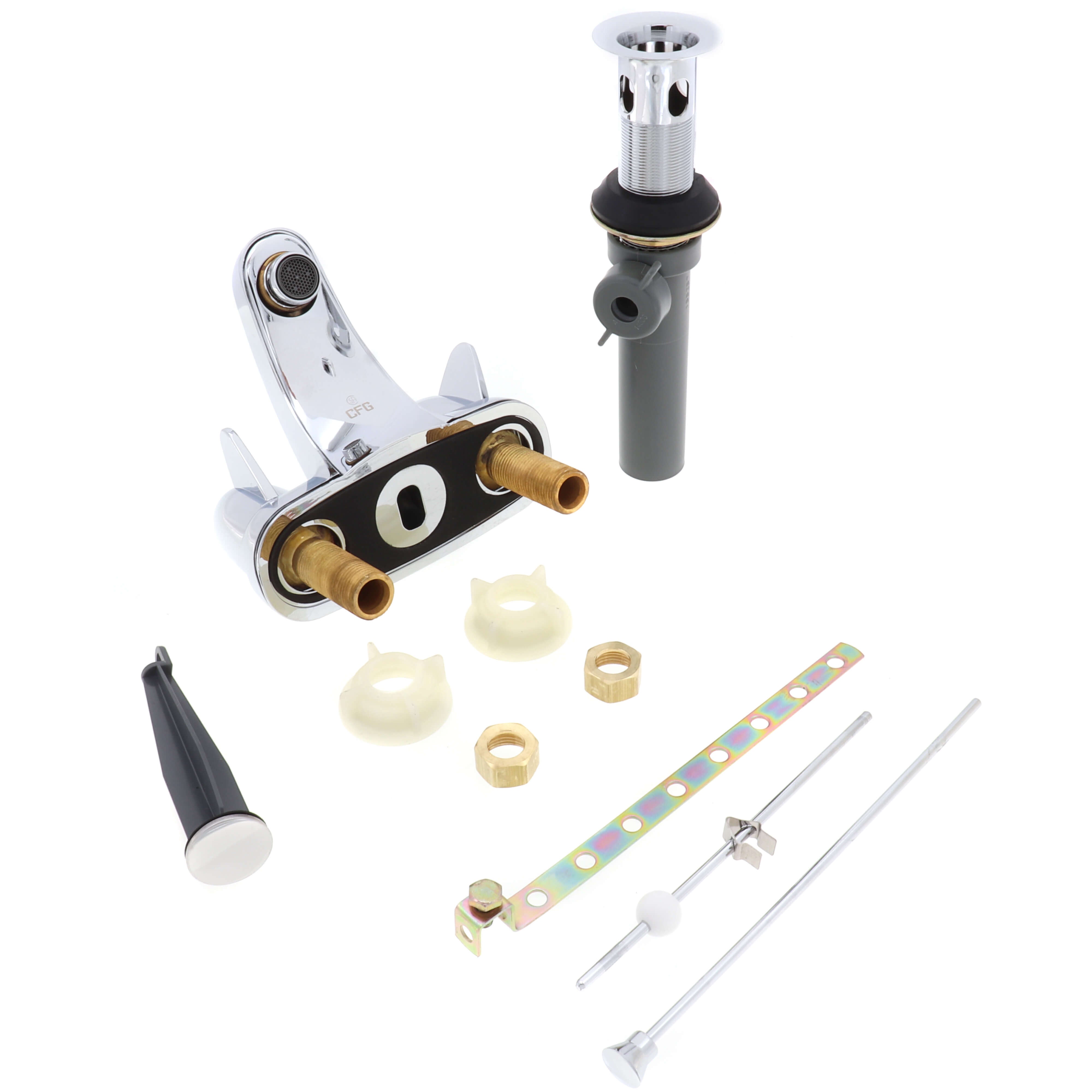 MOEN Moen CA40211 Cleveland Faucet Cornerstone Two-Handle Bathroom Faucet (Chrome)