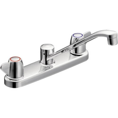 MOEN Moen CA40611 Cornerstone Two-Handle Kitchen Faucet Chrome