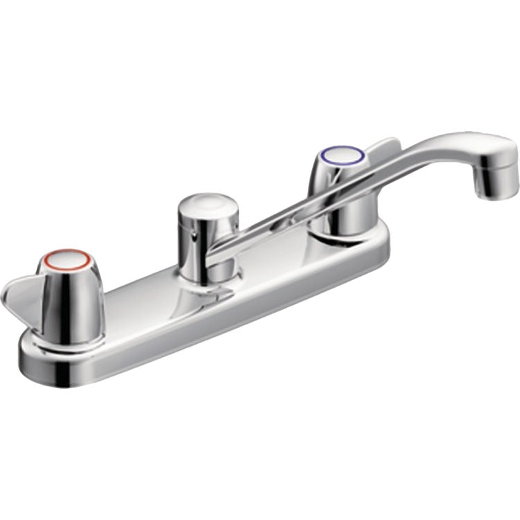 MOEN Moen CA40611 Cornerstone Two-Handle Kitchen Faucet Chrome