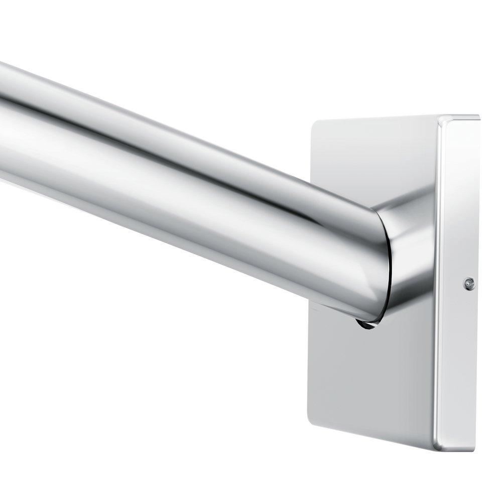 MOEN Moen CSR2167CH Triva 59 in. Wall Mount Shower Rod