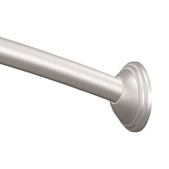 MOEN Moen CSR2166BN Curved Shower Rod with Pivoting Flanges in Brushed Nickel