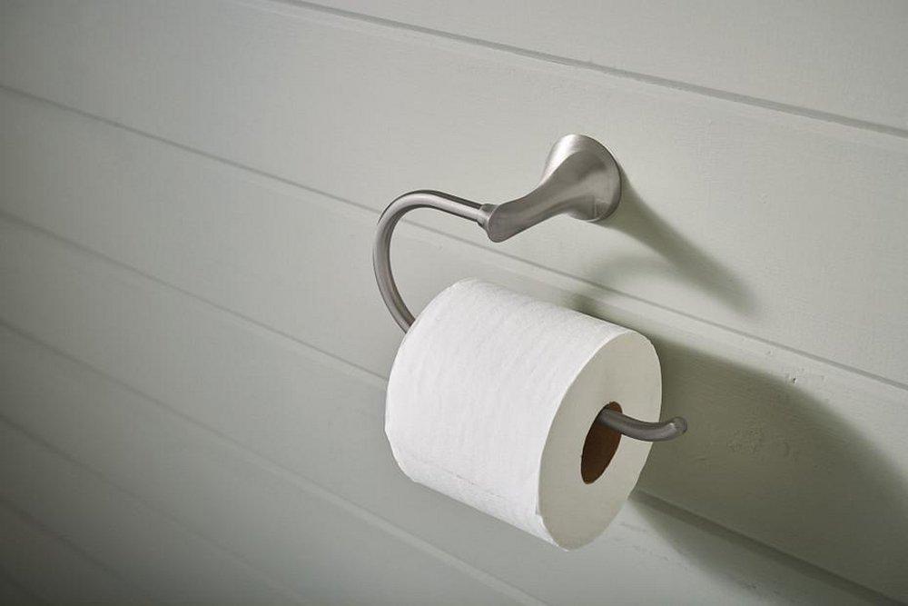 MOEN Moen MY1509BN Darcy Wall Toilet Tissue Holder in Spot Resist Brushed Nickel