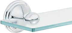 MOEN Moen DN8490CH Preston Glass Bathroom Shelving in Polished Chrome