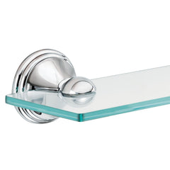 MOEN Moen DN8490CH Preston Glass Bathroom Shelving in Polished Chrome