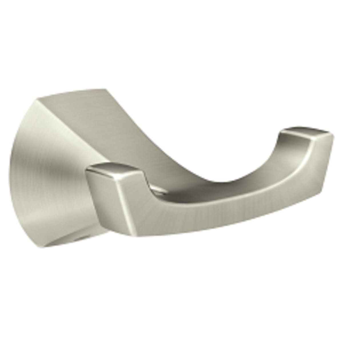 MOEN Moen MY8703BN Lindor Spot Resist Brushed Nickel Double Robe Hook