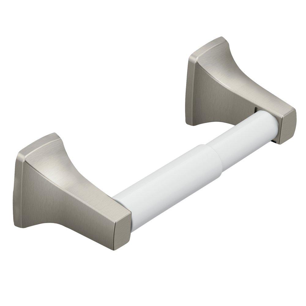 MOEN Moen P5080BN Contemporary Concealed Mount and Wall Mount Toilet Tissue Holder