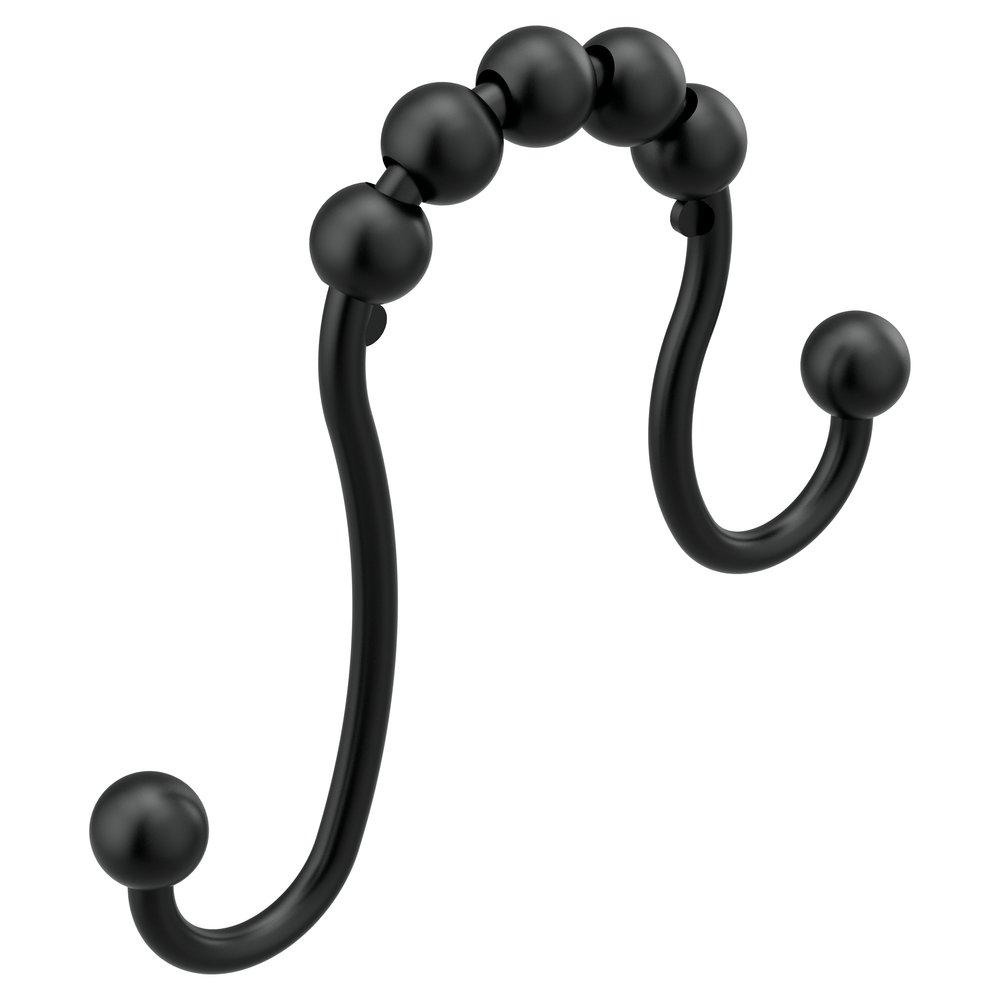MOEN Moen SR2201BL 3-1/10 in. Shower Curtain Ring in Matte Black