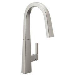 MOEN Moen S75005SRS Nio Single Handle Pull Down Kitchen Faucet in Spot Resist Stainless