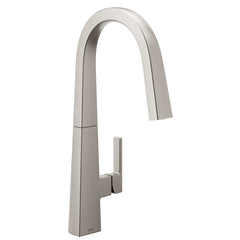 MOEN Moen S75005SRS Nio Single Handle Pull Down Kitchen Faucet in Spot Resist Stainless