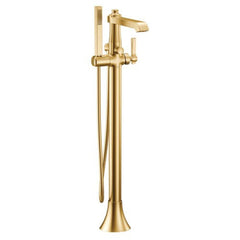 MOEN Moen S931BG Flara Single Handle Lever Floor Mount Filler in Brushed Gold