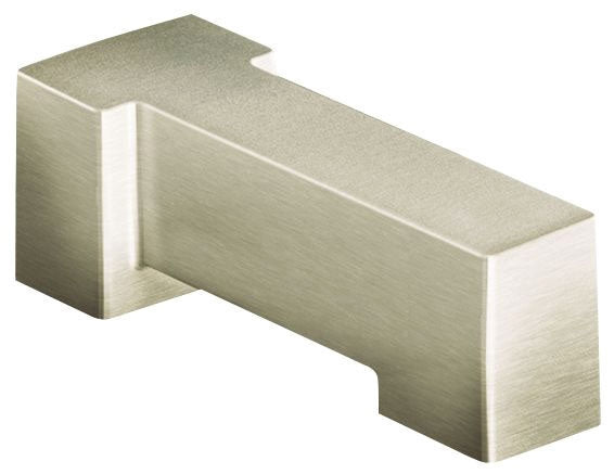 MOEN Moen S3898BN 90 Degree Non-Diverter Tub Spout in Brushed Nickel