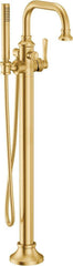 MOEN Moen S44507BG Colinet Single Handle Lever Floor Mount Filler in Brushed Gold (Trim Only)